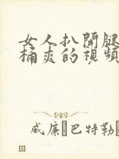 女人扒开腿让人桶爽的视频