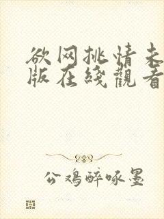 欲网挑情未删减版在线观看电视剧