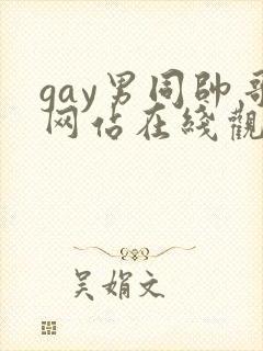 gay男同帅哥网站在线观看