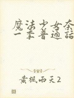 魔法少女奈叶第一季普通话