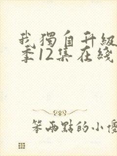 我独自升级第二季12集在线观看