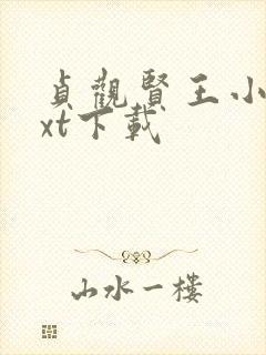 贞观贤王小说txt下载