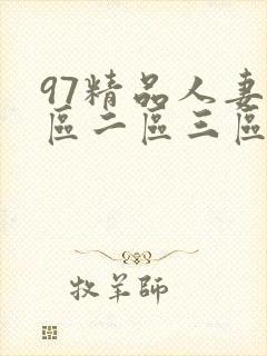 97精品人妻一区二区三区