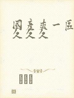 国产爽一区二区久久久