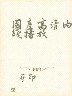 国产高清内射在线播放