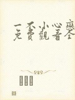 一不小心恋爱了免费观看全集封面