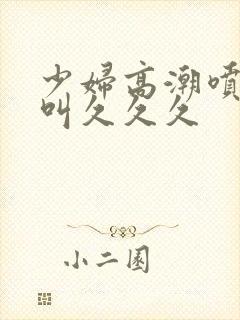 少妇高潮喷水惨叫久久久