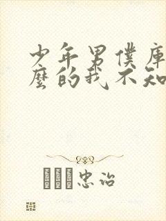 少年男仆库洛什么的我不知道封面