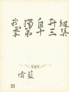 我独自升级第二季第十三集在线观看