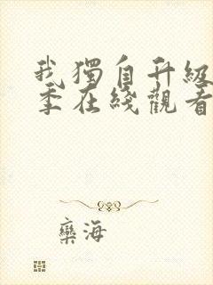 我独自升级第二季在线观看简体中文