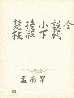 楚后小说全集精校版下载封面