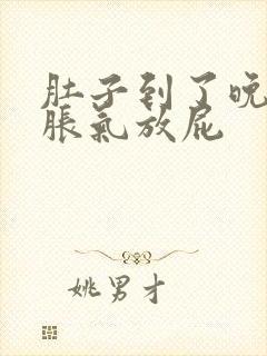 肚子到了晚上就胀气放屁