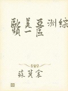 欧美亚洲综合视频一区封面