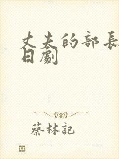 丈夫的部长来家日剧