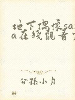 地下偶像sana在线观看完整版封面