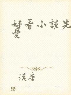 好看小说先婚后爱