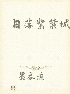 日落紫禁城封面