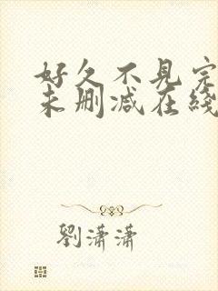 好久不见完整版未删减在线免费观看封面