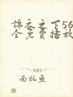 锦衣之下56集全免费播放电视连续剧