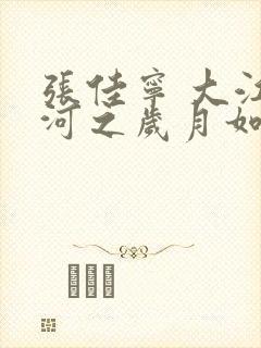 张佳宁 大江大河之岁月如歌