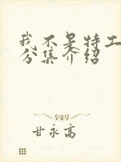 我不是特工剧情分集介绍