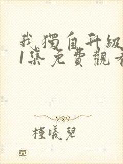 我独自升级第11集免费观看封面