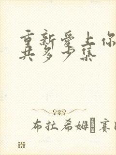 重新爱上你泰剧共多少集