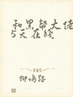 和黑帮大佬365天在线