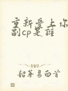 重新爱上你泰剧副cp是谁