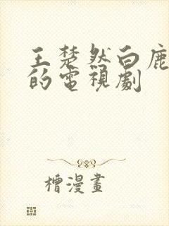 王楚然白鹿合作的电视剧