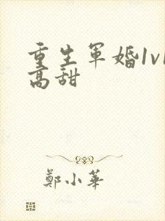 重生军婚1v1高甜
