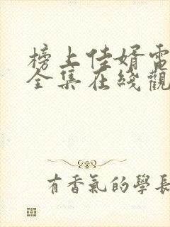 榜上佳婿电视剧全集在线观看完整版高清