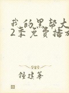 我的黑帮大佬第2季免费播放