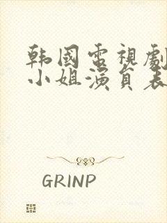 韩国电视剧人鱼小姐演员表