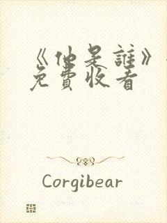 《他是谁》全集免费收看