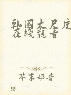 韩国大尺度av在线观看