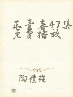 正青春47集全免费播放