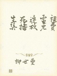 生死连电视剧全集播放免费高清