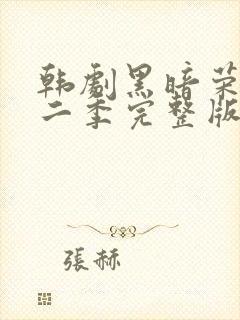 韩剧黑暗荣耀第二季完整版普通话封面