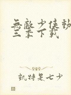 无敌少侠动漫第三季下载