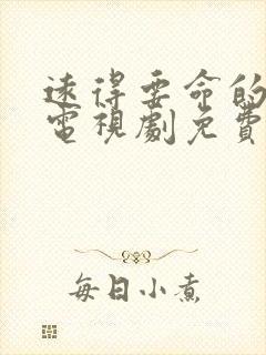 远得要命的爱情电视剧免费观看完整版封面