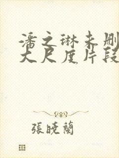 潘之琳未删减版大尺度片段流出