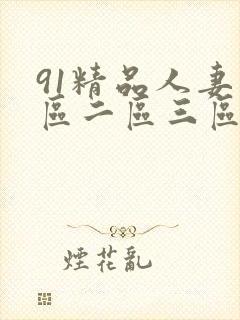 91精品人妻一区二区三区蜜桃