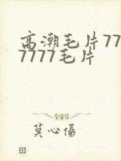高潮毛片7777777毛片