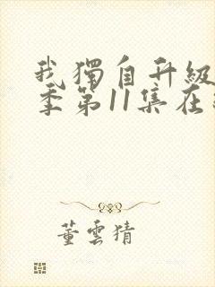 我独自升级第二季第11集在线观看