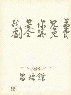 我是你兄弟电视剧全集免费观看高清封面