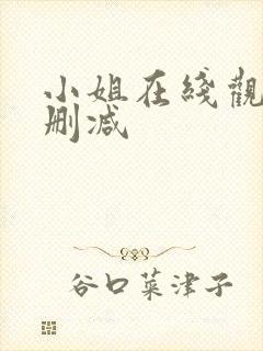 小姐在线观看无删减