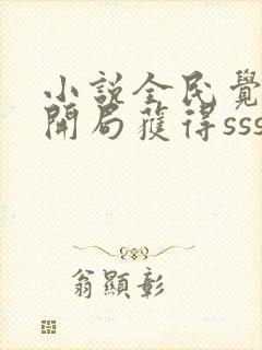 小说全民觉醒:开局获得sss级天赋全文阅读封面