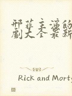 邢菲主演的电视剧大全最新