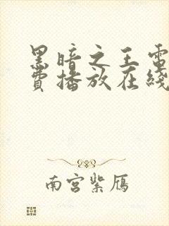 黑暗之王电影免费播放在线观看